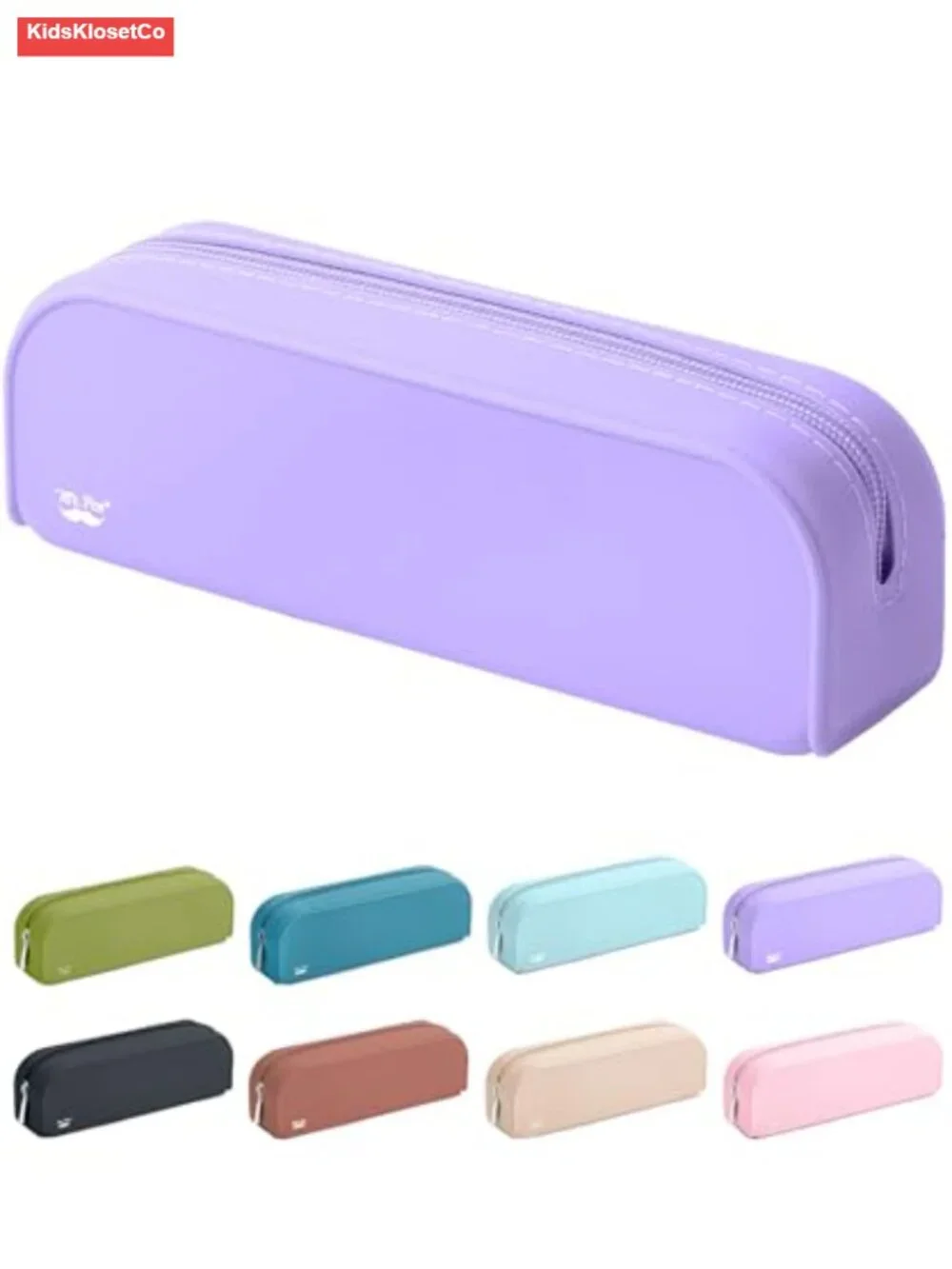 Silicone Pencil Case, Aesthetic Multifunctional Pouch for Stationery, Makeup,